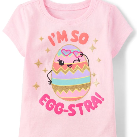 New with tags girls Easter tee shirt - Picture 1 of 1